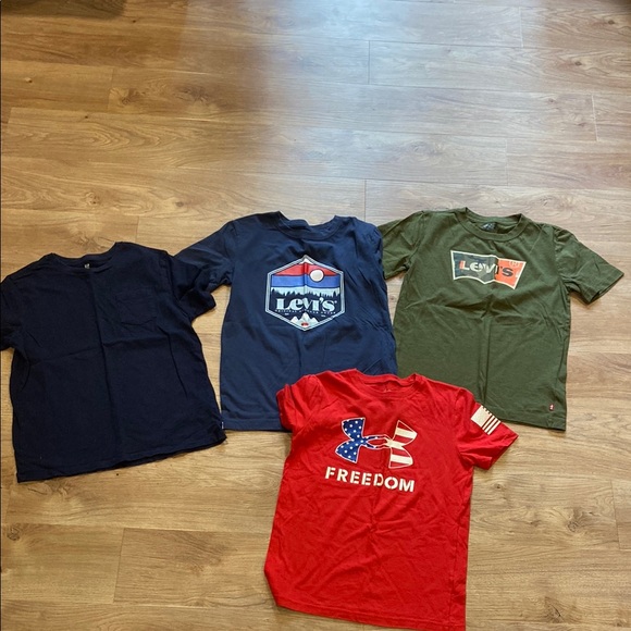 Levi's Other - Levi's Gap Under Armour Kids Graphic T-Shirt Set - Red, Blue, Green MD 10/12